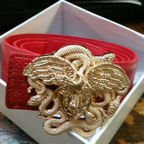 all gold versace belt|red versace belt gold buckle.